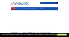 Desktop Screenshot of electrotrading.se