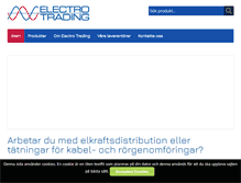 Tablet Screenshot of electrotrading.se